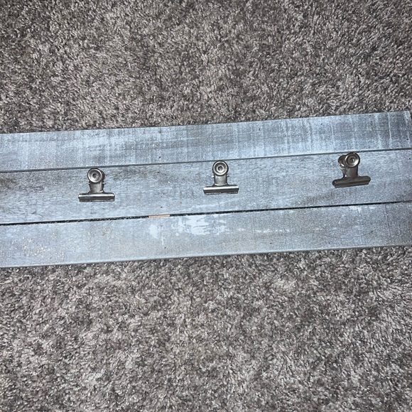 Picture wall holder, washed gray color - Picture 3 of 6